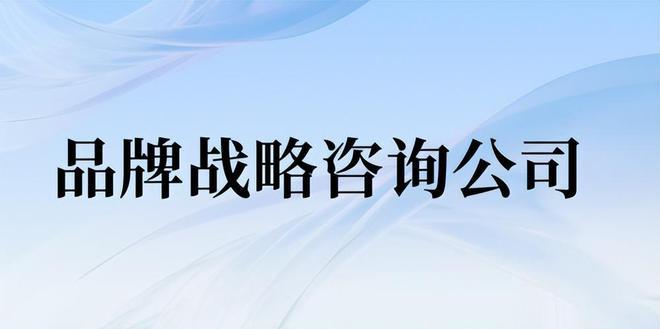 J9九游国内有影响力的品牌战略咨询公司盘点(图1)